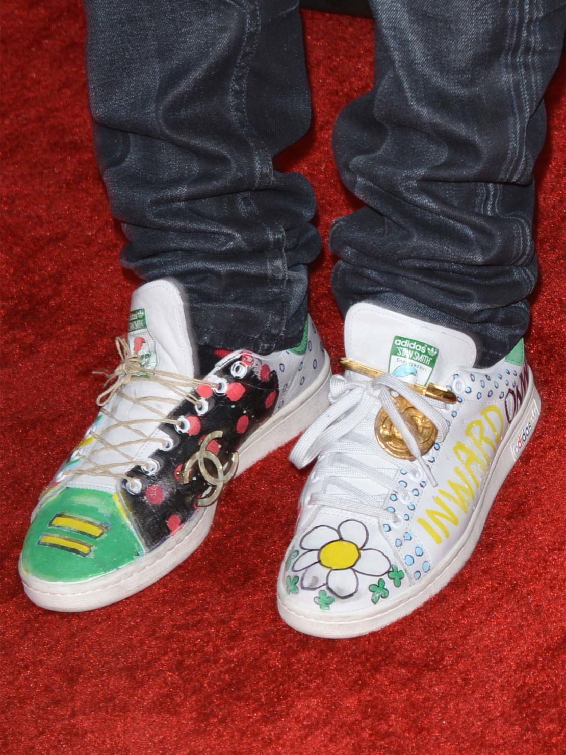 Limited edition Stan Smith shoes customised by Pharrell Williams